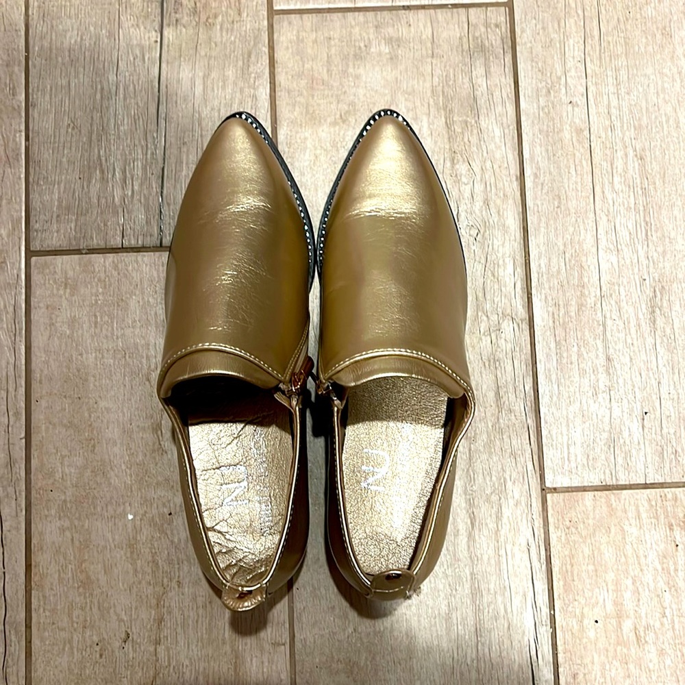 BRAND NEW: Ninety Union Gold Flats